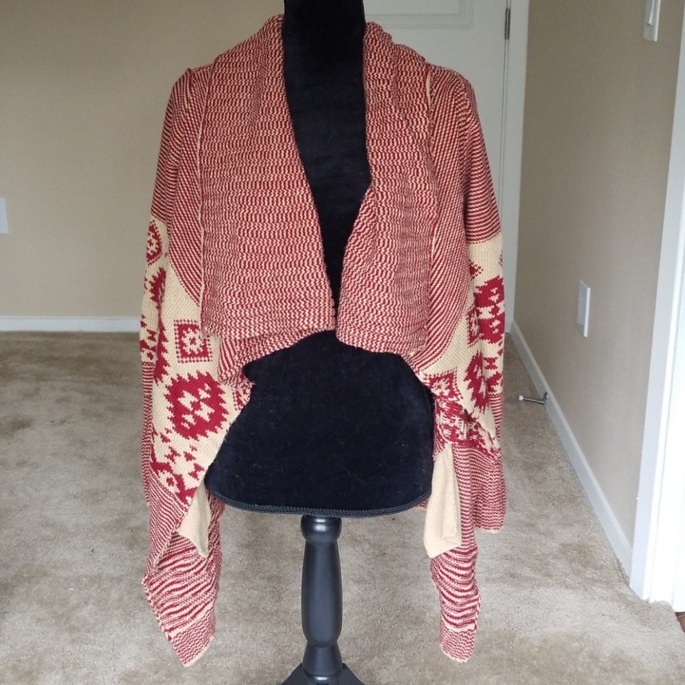 Printed cardigan